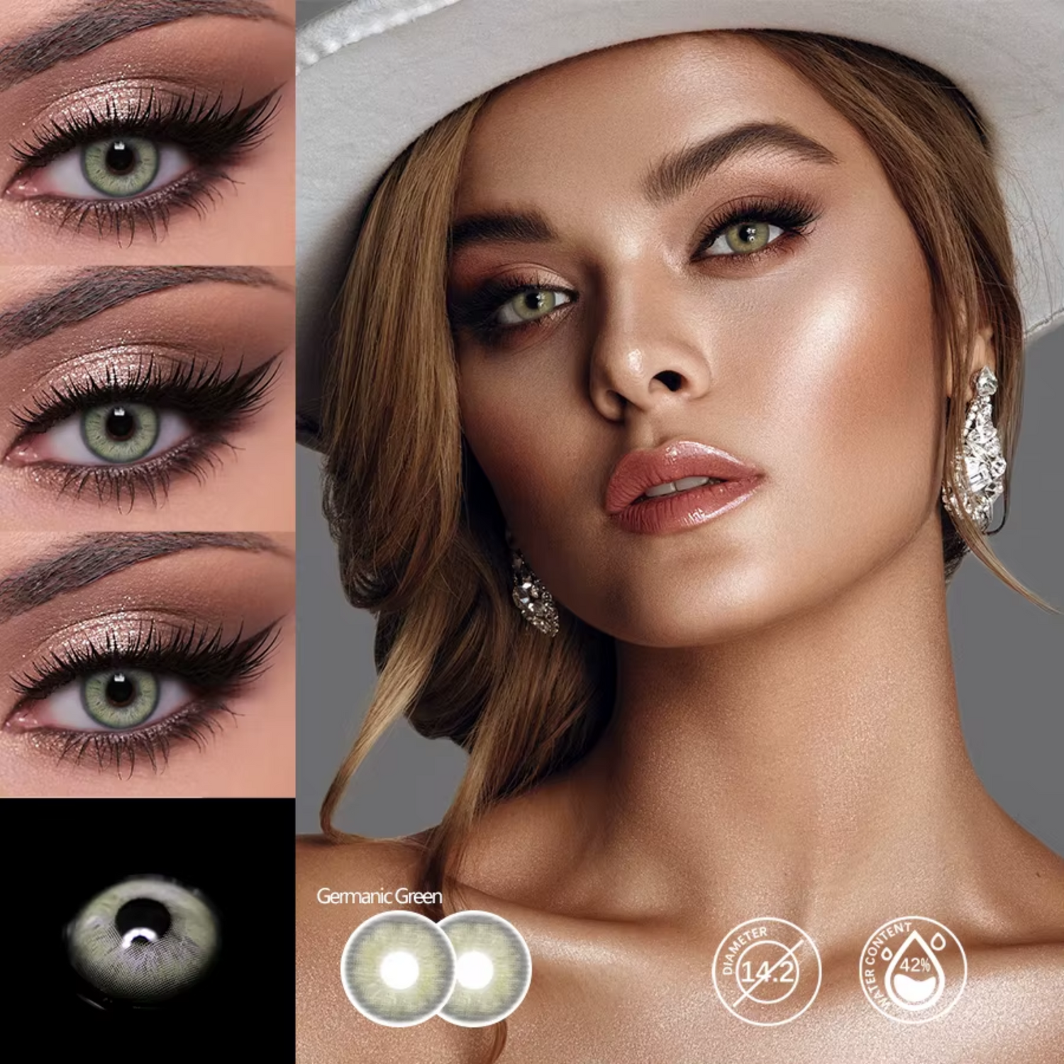 Lentilles de Contact Germanic Green